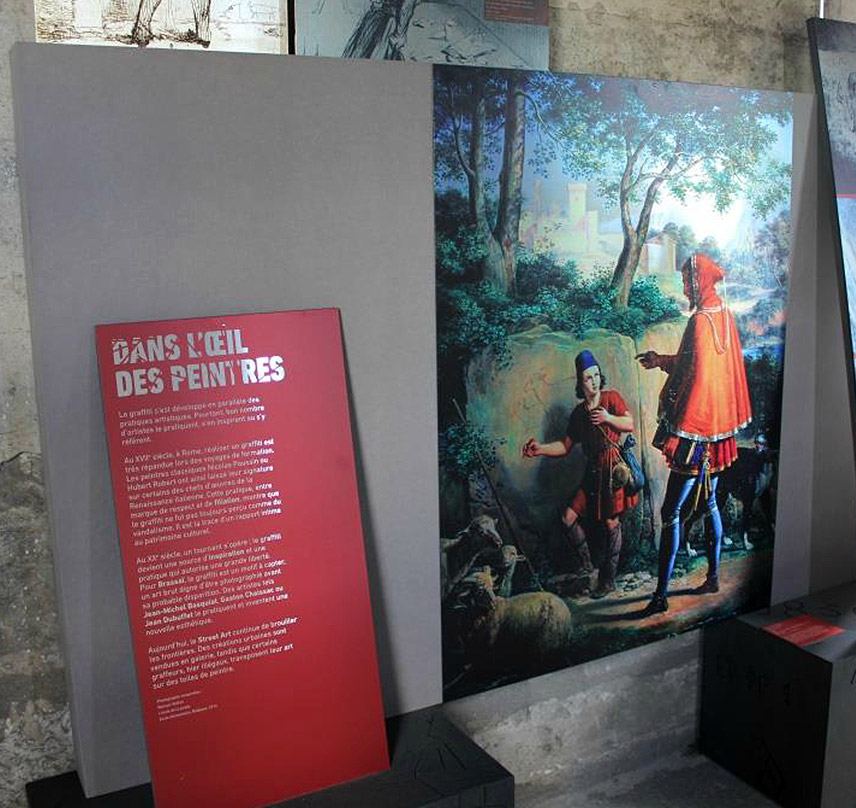 Exposition Histoire(s) De Graffitis au Centre des Monuments Nationaux du Château de Vincennes