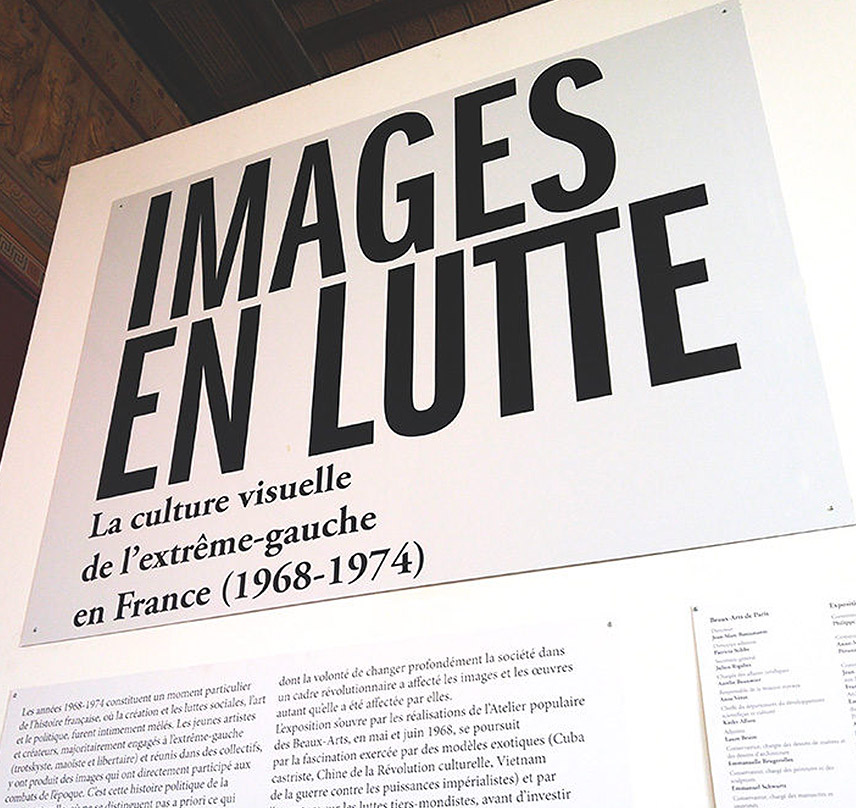 Exposition Images En Lutte aux Beaux-Arts de Paris