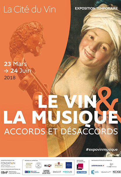 Exposition Le Vin & La Musique à la Cité du Vin à Bordeaux