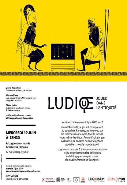 Exposition Ludique au Musée Lugdunum à Lyon