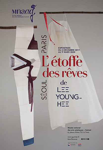 Exposition L'Etoffe des Rêves de Lee Young-Hee au Musée National des Arts Asiatiques Guimet à Paris