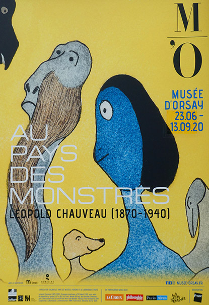 Exposition "Au pays des monstres. Léopold Chauveau (1870-1940)" au Musée d'Orsay à Paris