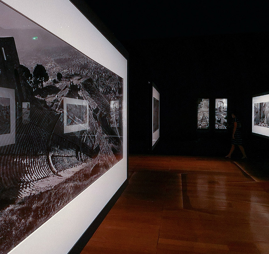 Exposition "Josef Koudelka - Ruines" à la bibliothèque François Mitterrand à Paris