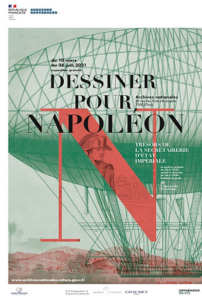 Exposition "Dessiner pour Napoléon" aux Archives Nationales à Paris