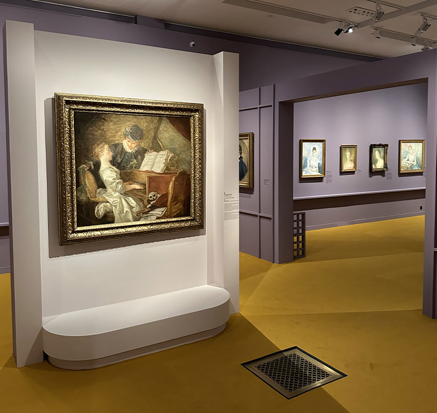 Exposition "Berthe Morisot et l'art du XVIIIème siècle" au Musée Marmottan Monet à Paris