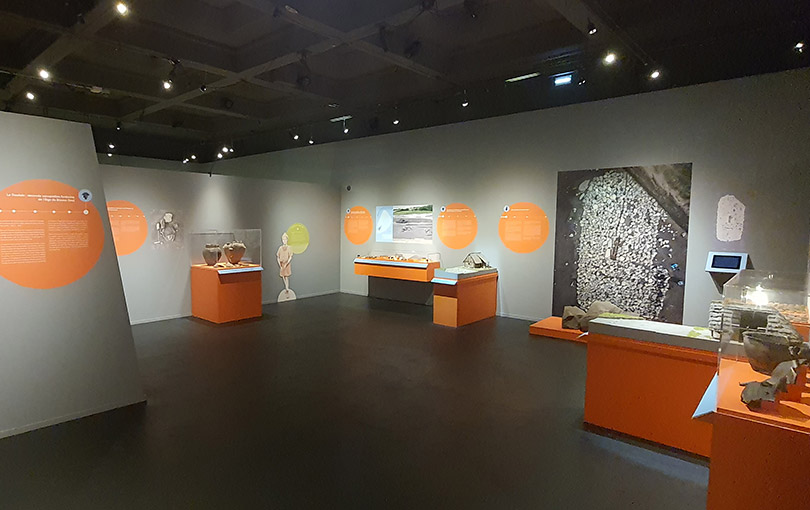 Exposition temporaire "Le temps de la Méridienne, 5000 ans d'Histoire sous l'autoroute A75" au Musée Bargoin de Clermont-Ferrand