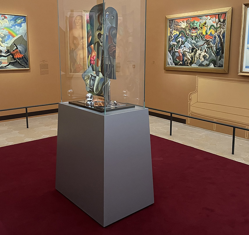 Exposition "Dans l'appartement de Léonce Rosenberg, De Chirico, Ernst, Léger, Picabia" au Musée Rodin à Paris.