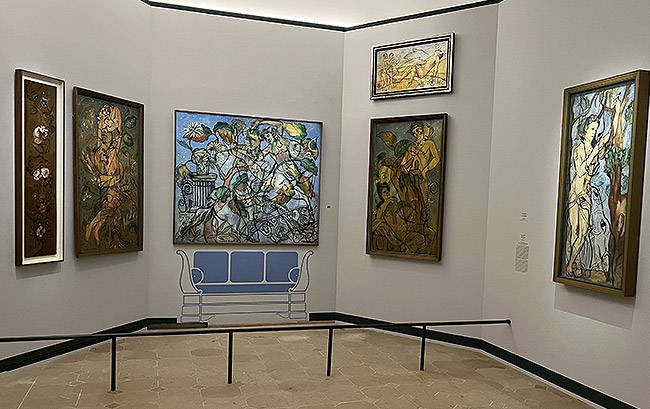 Exposition "Dans l'appartement de Léonce Rosenberg, De Chirico, Ernst, Léger, Picabia" au Musée Rodin à Paris.