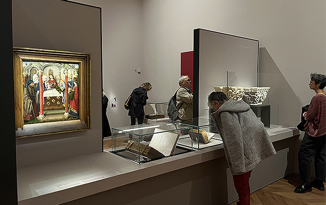 Exposition temporaire "Revoir Van Eyck" au Musée du Louvre à Paris