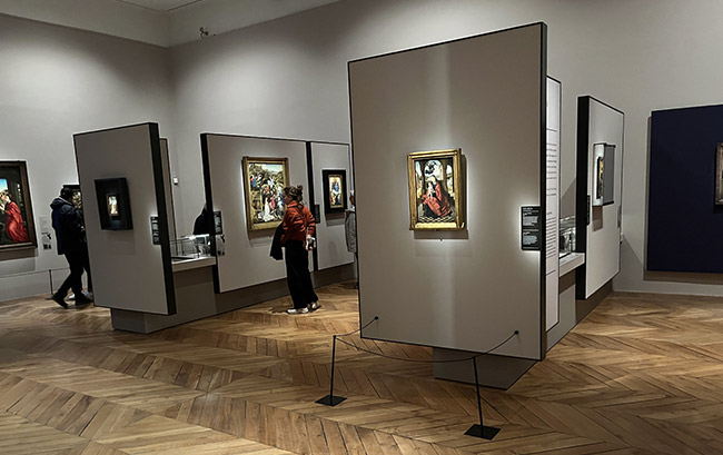 Exposition temporaire "Revoir Van Eyck" au Musée du Louvre à Paris