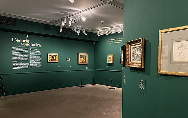 Exposition temporaire "Les chevaux de Géricault" au Musée de la Vie romantique à Paris