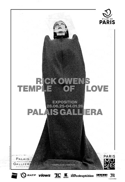 RICK OWENS. TEMPLE OF LOVE