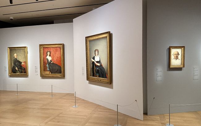 Exposition temporaire "Jacques-Louis David" au Musée du Louvre à Paris Exposition temporaire "Jacques-Louis David" au Musée du Louvre à Paris