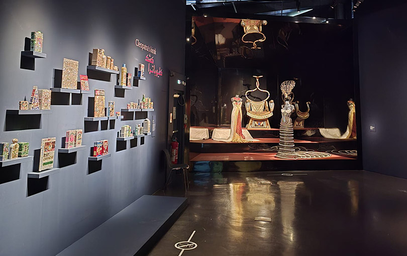 Exposition temporaire "Le mystère Cléopâtre" à l'Institut du Monde Arabe à Paris Exposition temporaire "Le mystère Cléopâtre" à l'Institut du Monde Arabe à Paris