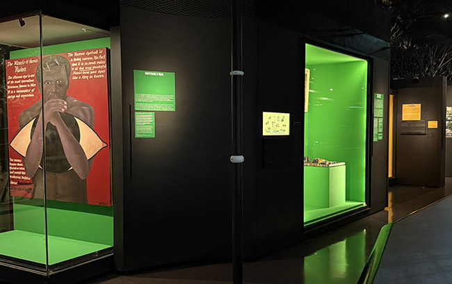 Exposition temporaire "KWAME AKOTO - Almighty God Art Works" au Musée du Quai Branly Jacques Chirac à Paris Exposition temporaire "KWAME AKOTO - Almighty God Art Works" au Musée du Quai Branly Jacques Chirac à Paris