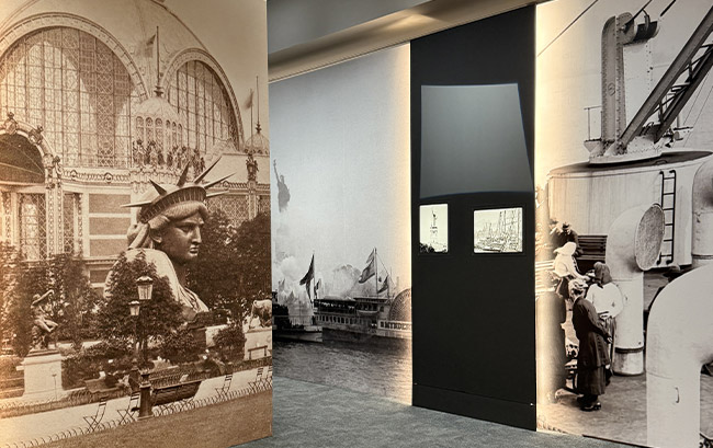 Exposition temporaire "Une statue pour la Liberté, le rêve de Bartholdi, de Paris à New York" au Musée d'Orsay à Paris